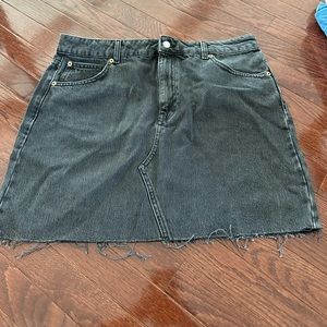 top shop jean skirt